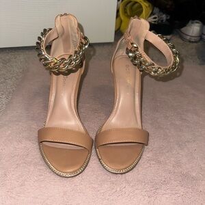 BCBG Tan Heels - Size 5.5